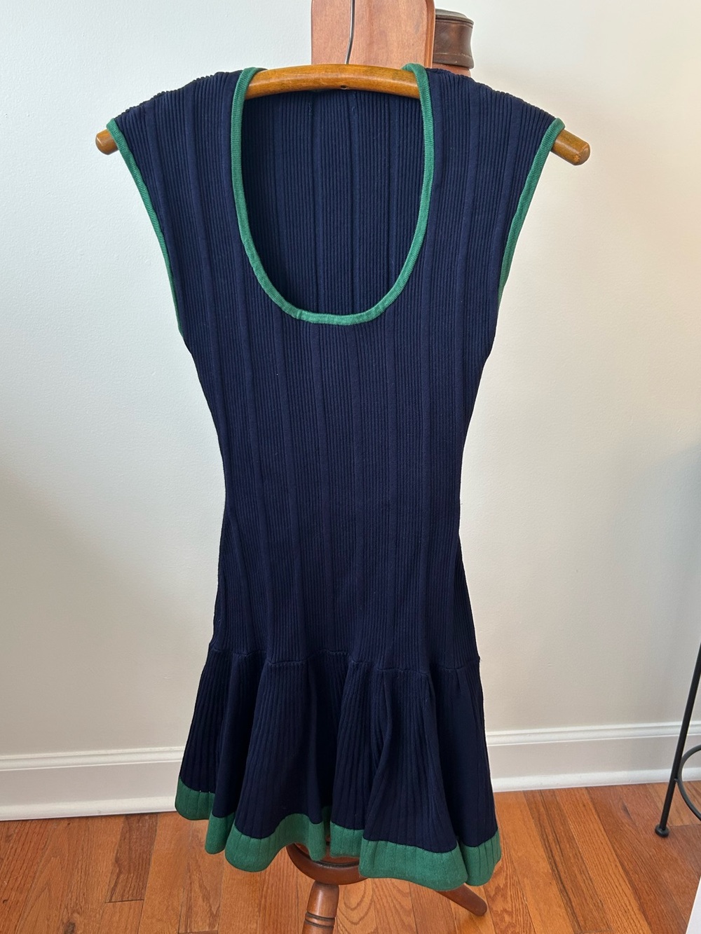 Maeve for Anthropology Beca ribbed sweater fit & flare mini dress Size Small